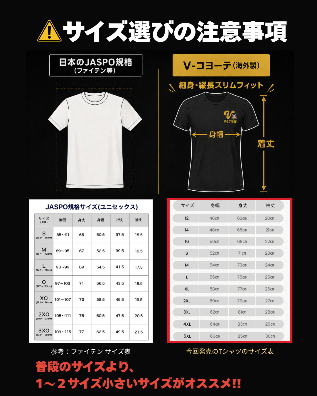 サイズ表